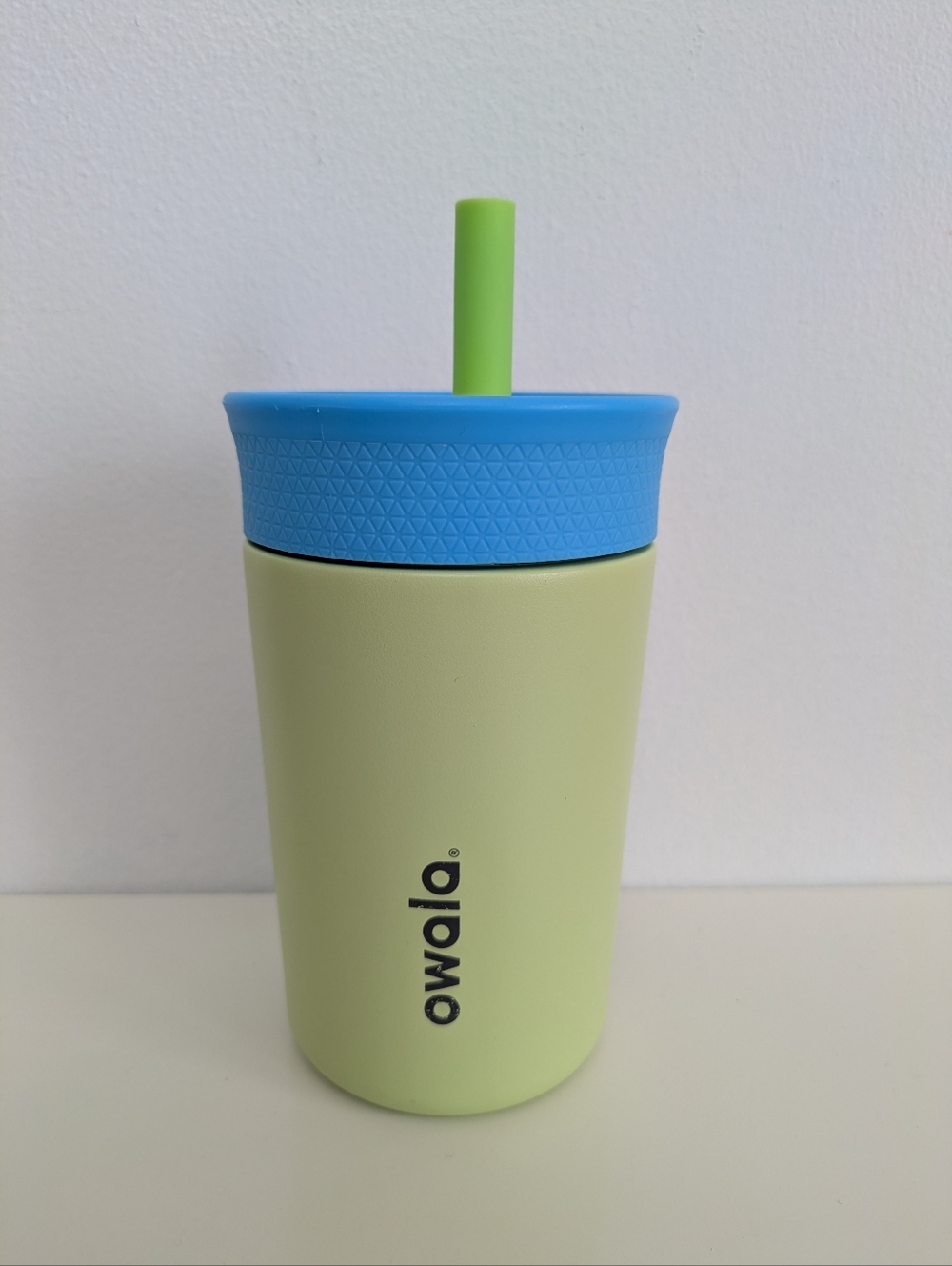 Owala 12oz Stainless Steel Straw Cup in Light Green & Blue